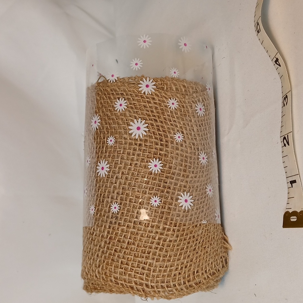 Burlap Ribbon Roll - Picture 5 of 6